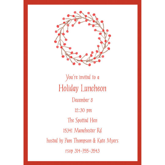 Winterberry Invitations